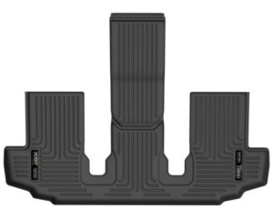 Toyota Highlander Floor Mats - Rear - Husky Liners - X-act Contour Series - Black - `20-`21